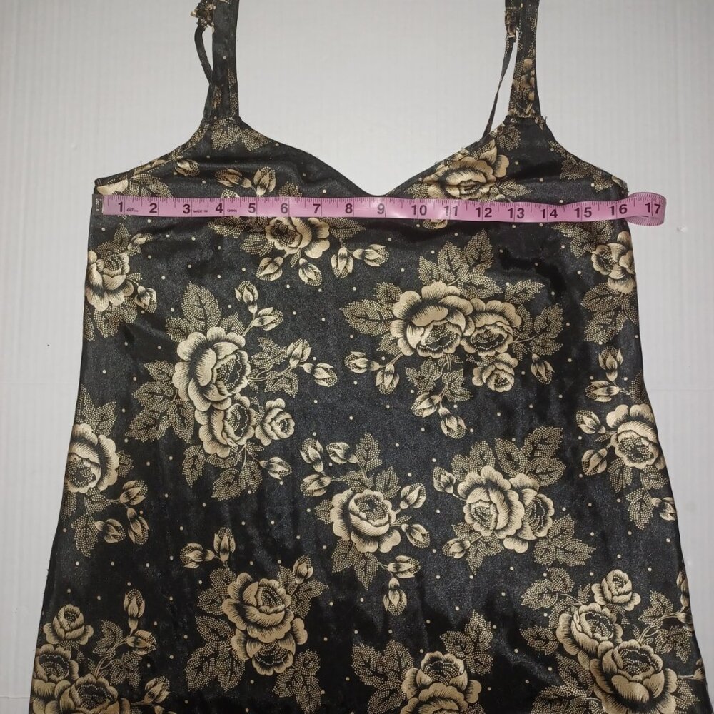 MEGAN TAYLOR FLORAL PRINT SLIP DRESS NIGHT GOWN - Picture 4 of 10